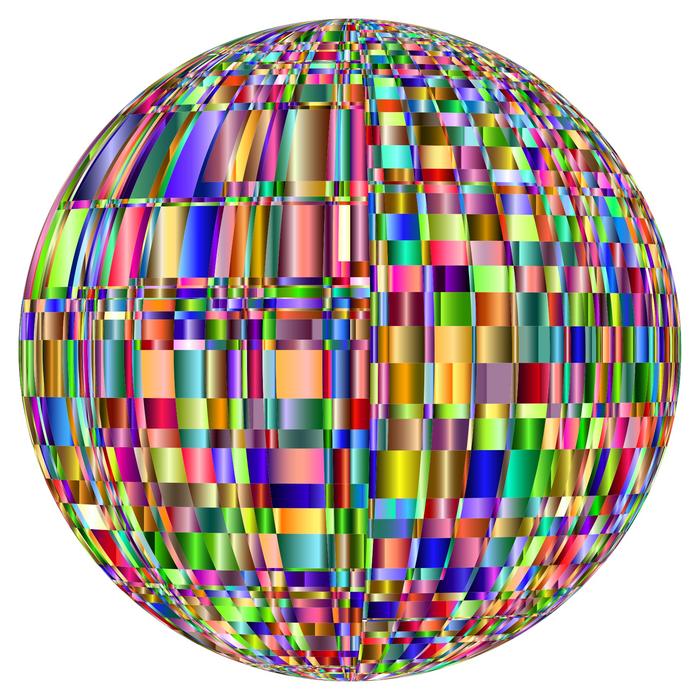 colorful prismatic chromatic