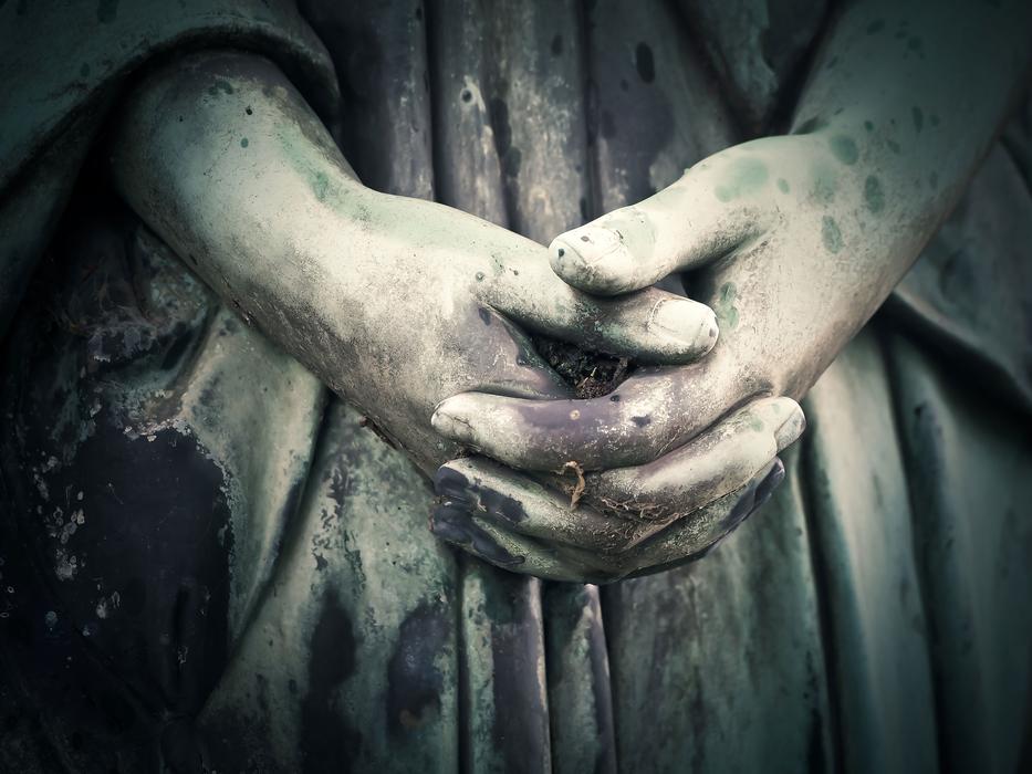 stone gothic statue