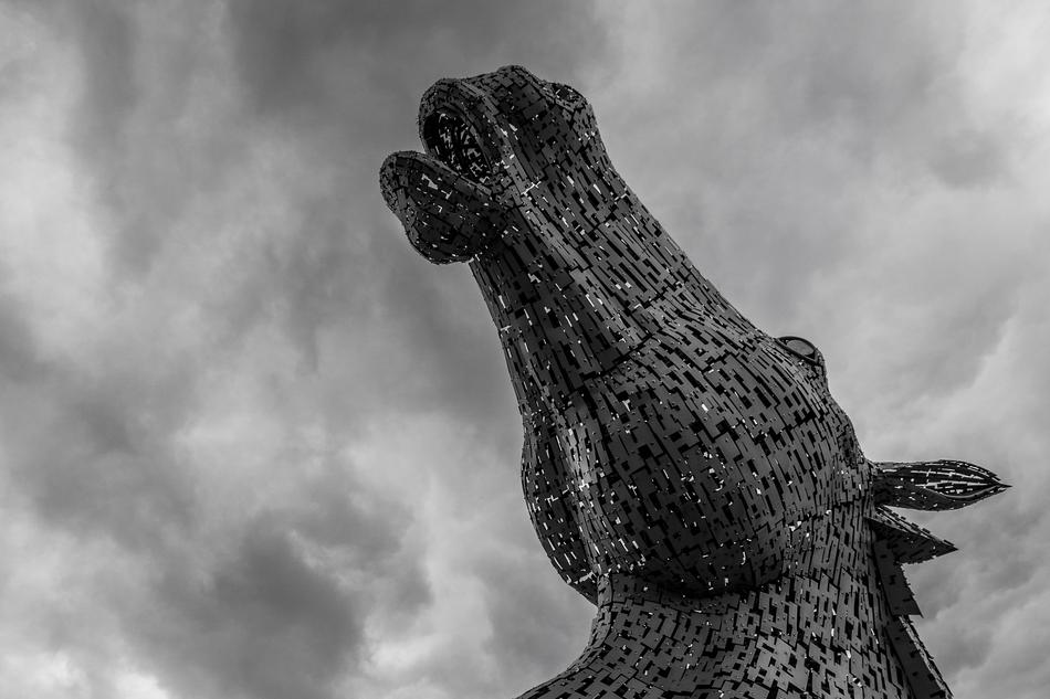 Kelpies Scotland Horse Head