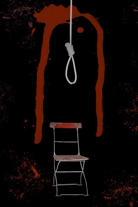 Rope Red Folding Chair
