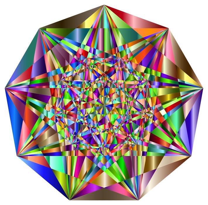 colored swirling spiral