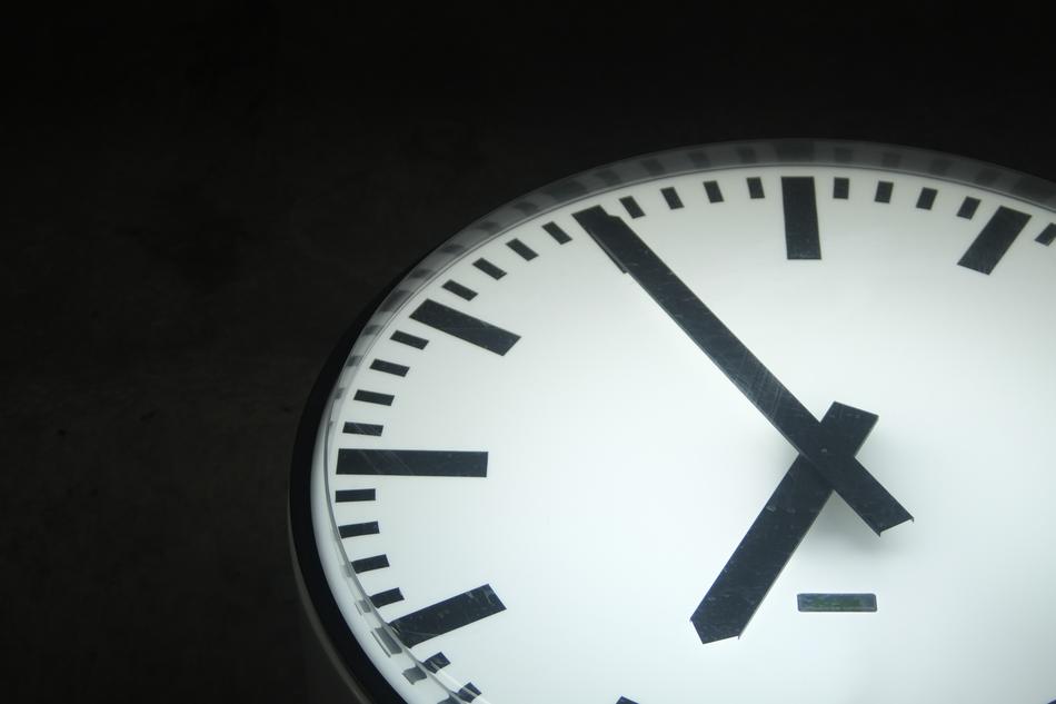 Time Clock Evening