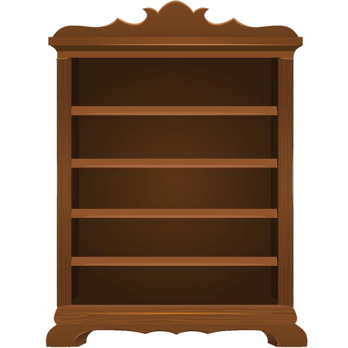 drawing of a wooden cabinet
