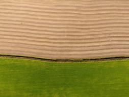 Field Aerial Landscape