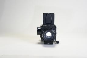 small camera on a white background