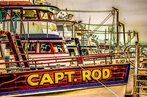 inscription on a ship of color