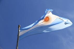flag flying in the sky
