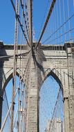 beautiful bridge against the blue sky