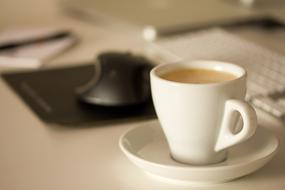 delicious sweet white coffee