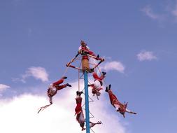rag dolls on a blue background