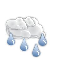 raindrops from a cloud icon