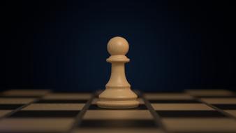 chess piece on the board