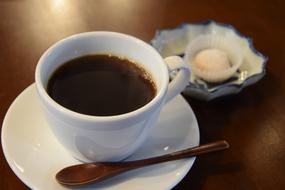 hot coffee and candy
