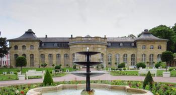 fountain near the palace