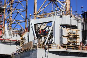 drilling structure iron