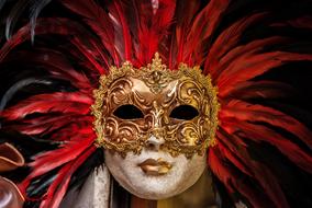 Eyes Golden Mask