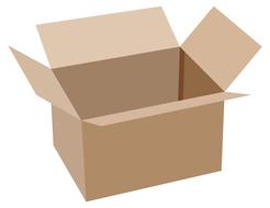 box cardboard open