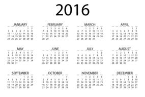 old year calendar