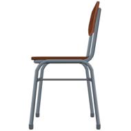 old chair on a white background