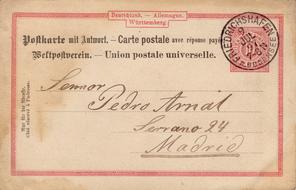 old stamped note