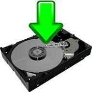 drawing of the drive with a green arrow