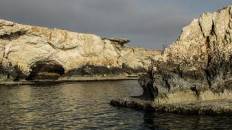 big rocks on the sea in cyprus