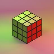 cube red green children