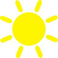 children drawing of the sun