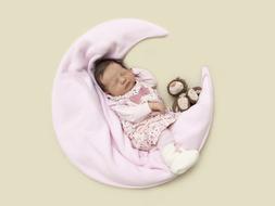 little kid in the moon