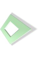 geometric virtual figure on a white background
