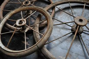 leather wrapped wheels