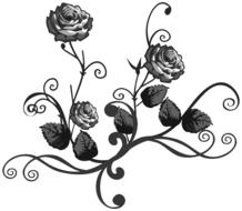 abstract art decorative floral