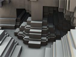 geometric gray pattern
