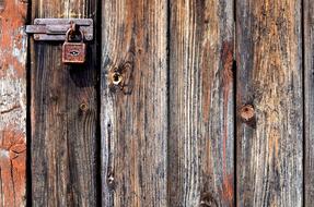Padlock Door Lock Old Metal