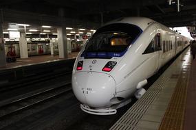 modern subway train