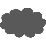cloud weather icon sky blue
