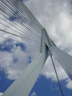 Erasmus Bridge Clouds Sky