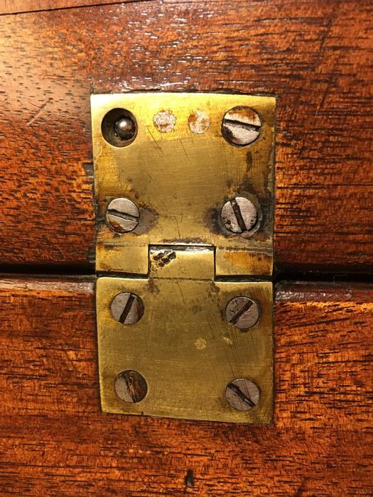 Hinge Brass Fog Antique