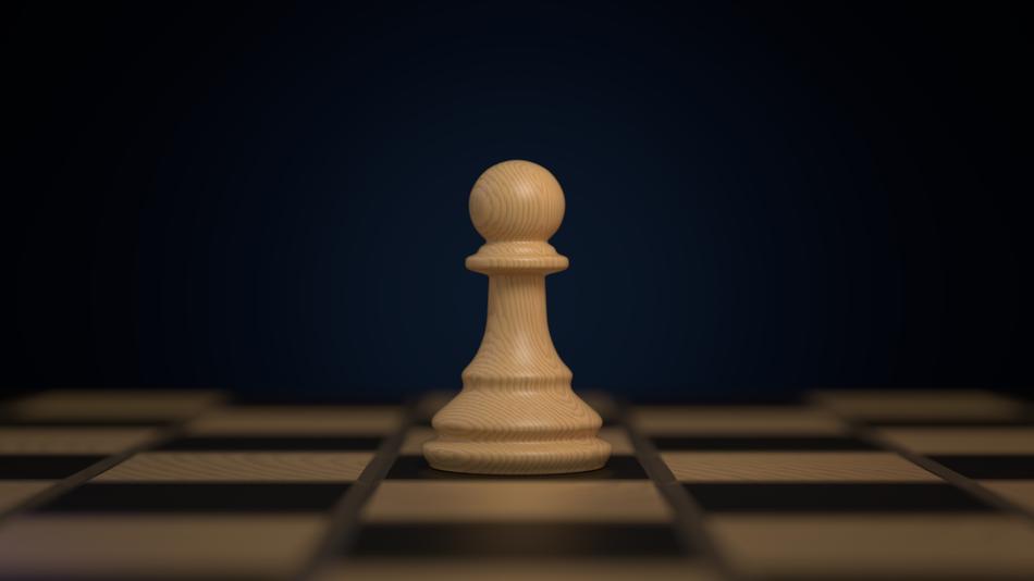 chess piece on the board