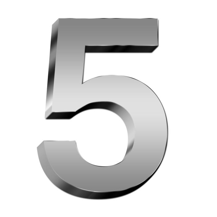 silver number five