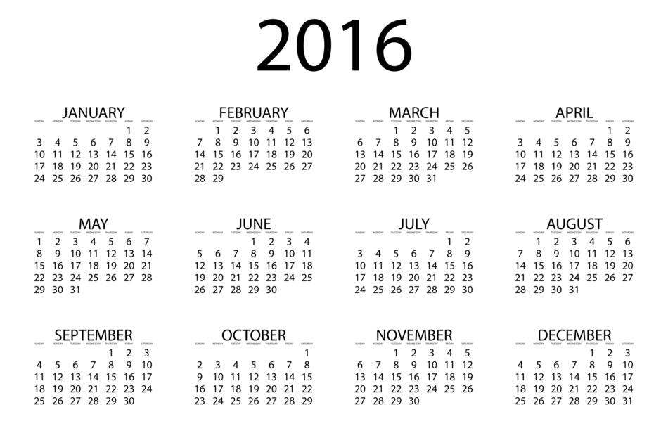 old year calendar