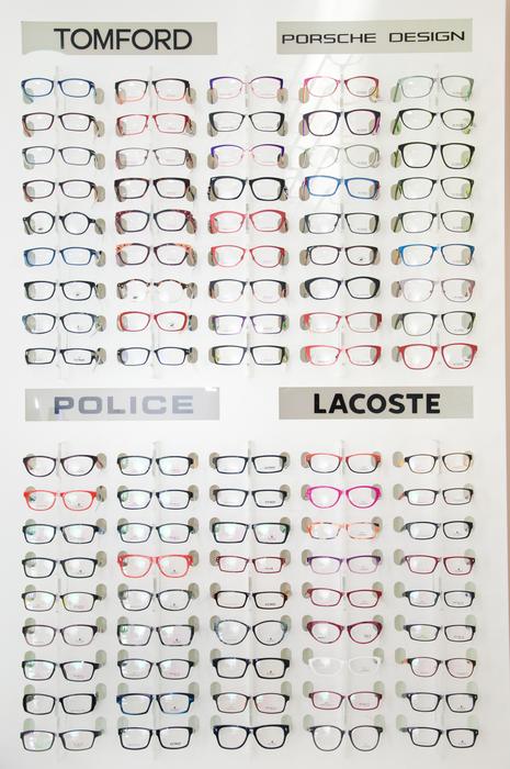 colored glasses drawing on paper