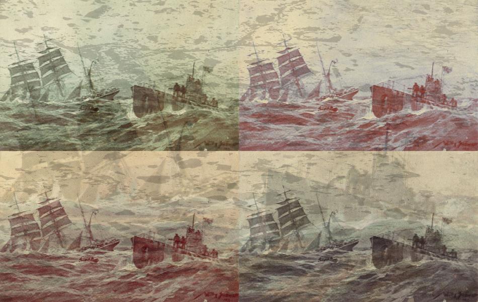 sailing vessel submarine sea human