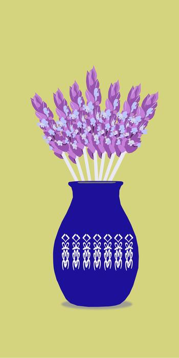 blue flower lavender purple still