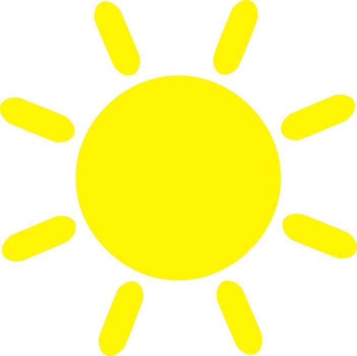 children drawing of the sun