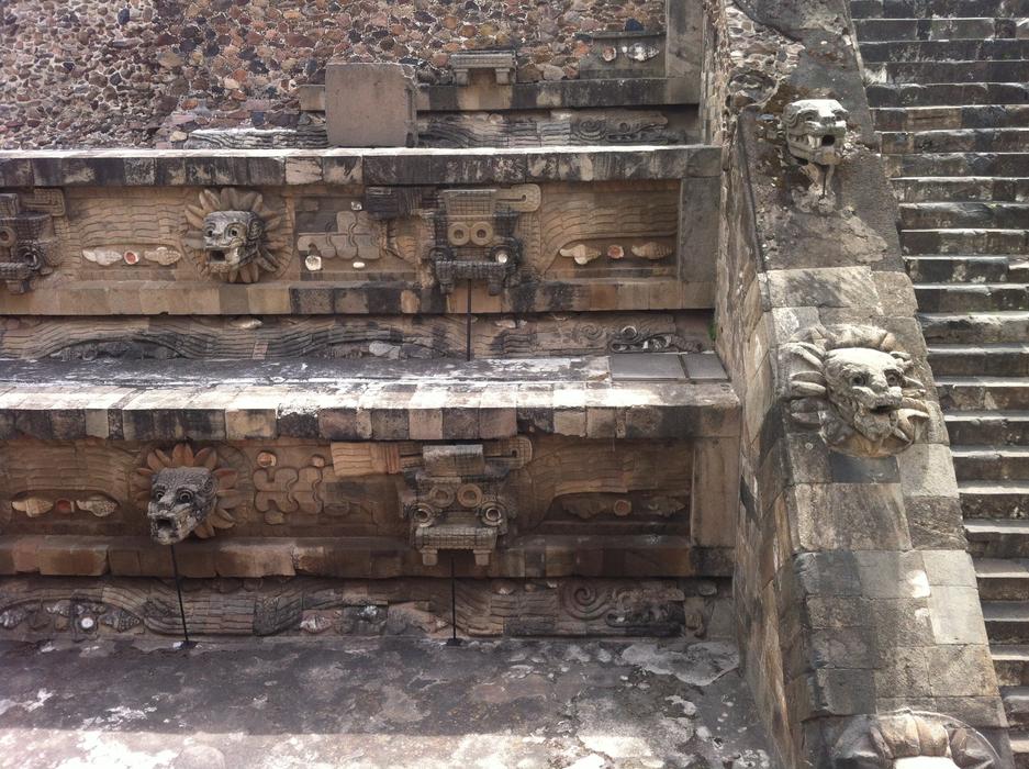 pyramid stone staircase