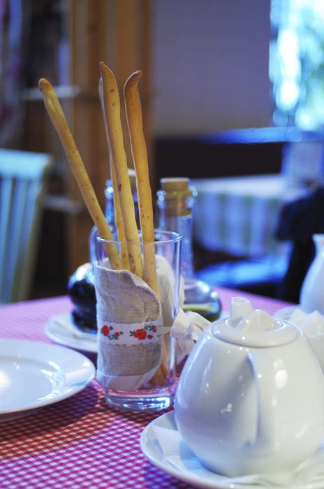salt sticks in a glass
