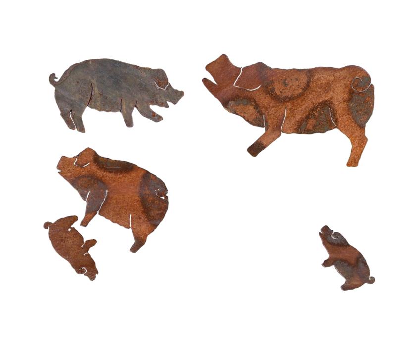 funny pig stickers