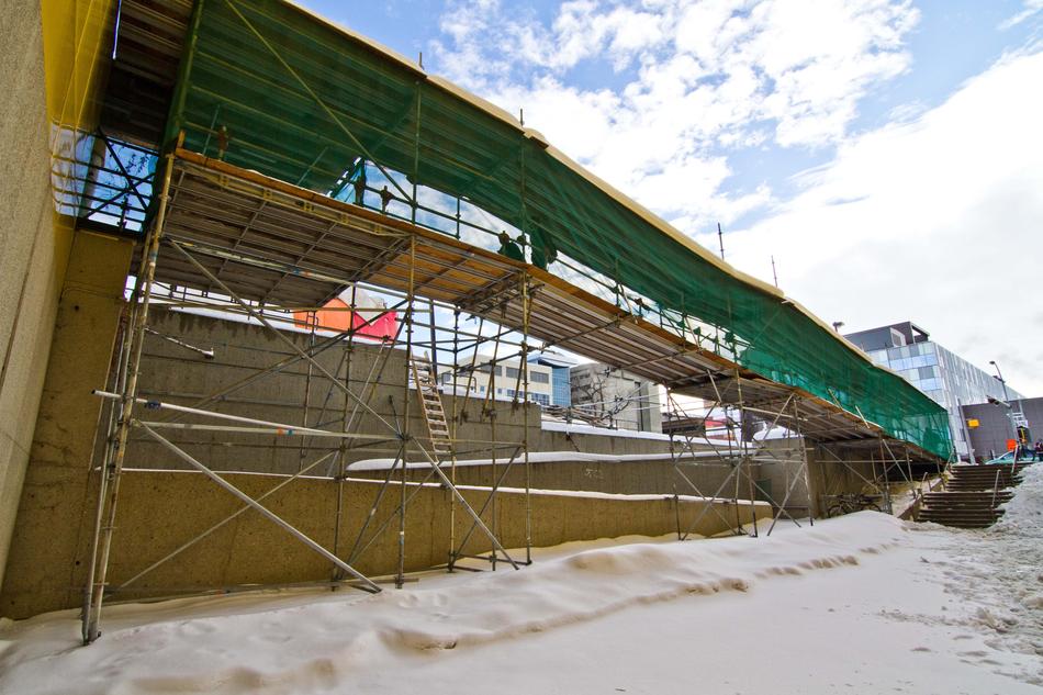 Scaffold Plywood Hoarding