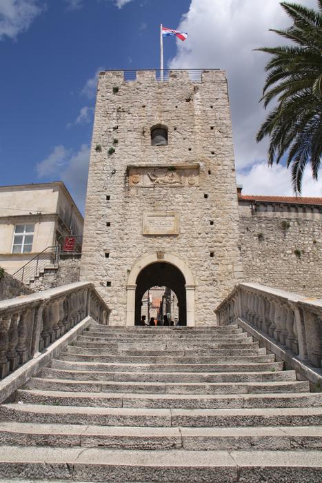 stone tower of the castle